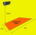 Agida infračervený zářič  SP2000
